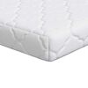 vidaXL Materasso Bianco 60 x 120 cm Tessuto Jacquard