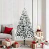 vidaXL Albero di Natale artificiale con 300 LED Bianco 180 cm