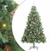 vidaXL Albero di Natale artificiale Verde 240 cm PVC e Metallo