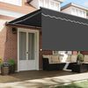 vidaXL Tenda Retrattile Antracite 500 &times; 300 cm Poliestere e Alluminio