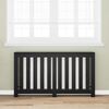 vidaXL Copertura per radiatori Rovere Nero 149 x 20 x 82 cm