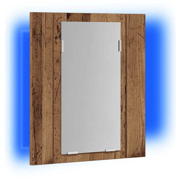 vidaXL Mobile da Bagno Legno Antico 40x12x45cm in Legno Multistrato