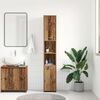 vidaXL Mobile da Bagno Legno Antico 30x30x183,5 cm in Legno tecnico