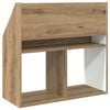 vidaXL Libreria per Bambini Rovere artigianale 72,5 x 29,5 x 69 cm