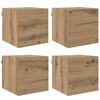 vidaXL Mobile TV da parete Rovere Artigianale 30,5 x 30 x 30 cm