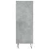 vidaXL Credenza Grigio Cemento 34,5x32,5x90 cm in Legno Multistrato