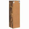 vidaXL Armadio pensile Rovere fum&eacute; 30 x 29,5 x 100 cm