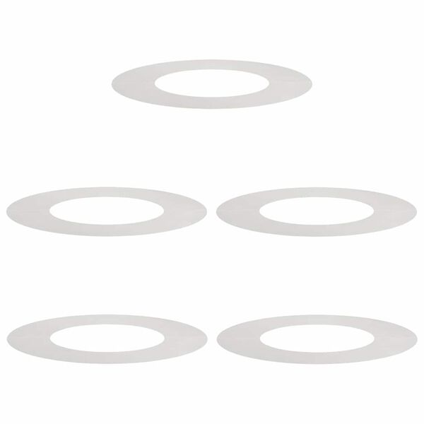 vidaXL adatto per Anelli d'Albero Piatto 5 pcs Argento &Oslash;40 / 70 cm