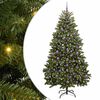 vidaXL Albero di Natale artificiale 210 cm 300 LED Bianco caldo Verde