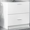 vidaXL Mobile Lavabo Bianco 59x37x59 cm in Truciolare