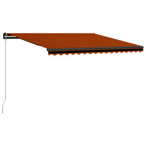 vidaXL Tendone manuale 4,5 x 3 m
