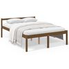 vidaXL Letto per Anziani Ambra 140x200 cm in Legno Massello di Pino