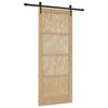 vidaXL Porta scorrevole ORKDAL Naturale 86 x 211 cm