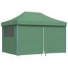 vidaXL Tendone per Feste Pieghevole Pop-Up con 4 Pareti Verde
