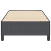 vidaXL Letto a molle Grigio scuro 90 x 200 cm Tessuto in Cords
