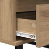 vidaXL Credenza con cassetto rovere artigianale Legno multistrato