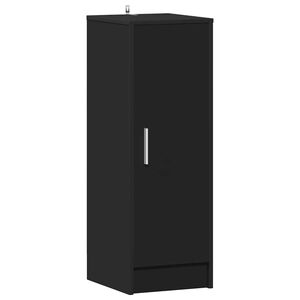 vidaXL Scarpiera Nera 32x35x92 cm in Truciolato