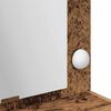 vidaXL Tavolo da Trucco con specchio Legno vecchio 100 x 41 x 135 cm