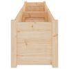vidaXL Fioriere da Giardino 2 pz 200x31x31cm in Legno Massello di Pino