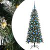 vidaXL Albero di Natale artificiale con 150 LED Verde 150 cm