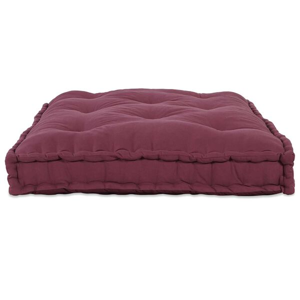 vidaXL Cuscino per Divano Bordeaux 120 x 80 x 12 cm Tessuto