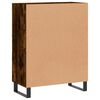 vidaXL Credenza Rovere Fumo 69,5x34x90 cm in Legno Multistrato