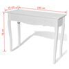 vidaXL Tavolo Consolle da Trucco Bianco