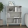 vidaXL Credenza Grigio Cemento 69,5x32,5x90 cm in Legno Multistrato