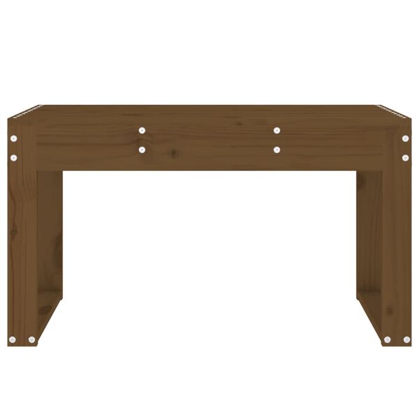 vidaXL Panca da Giardino Ambra 80x38x45 cm Legno Massello di Pino