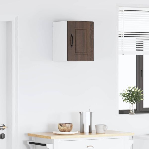 vidaXL Mobile da cucina con lo scaffale Rovere Marrone 30 x 31 x 40 cm