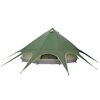 vidaXL Tenda Teepee con tetto Verde e Grigio 600 x 600 x 347 cm
