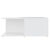 vidaXL Tavolino da Salotto Bianco 80x80x31 cm in Legno Multistrato