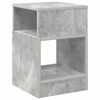 vidaXL Tavolino 2 pcs Grigio cemento 30,5 x 30 x 45 cm