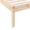 vidaXL Letto Extra Lungo senza Materasso 140x220 cm in Legno di Pino
