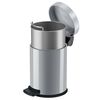 Hailo Pattumiera a Pedale Solid S 3L Argento