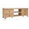 vidaXL Mobile Porta TV 115x30x40 cm in Legno di Paulownia