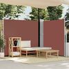 vidaXL Tenda Laterale Retrattile per Patio 170x1200 cm Marrone