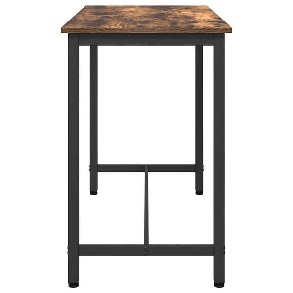 vidaXL tavolo Rovere fum&eacute; 100 x 50 x 76,5 cm