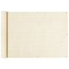 vidaXL Schermo Frangivista per Balcone Crema 75x400 cm in HDPE