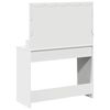 vidaXL Tavolo da Trucco Bianco 100 x 41 x 135 cm Legno multistrato