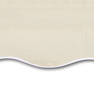 vidaXL Tenda da Sole Retrattile Manuale 400x300 cm Crema