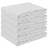 vidaXL Tovaglia da Tavolo 5 pz Bianco 140 x 160 cm Poliestere