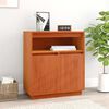 vidaXL Credenza Marrone cerato 70 x 34 x 80 cm Pino massello