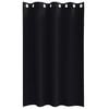 vidaXL Tende Blackout con Anelli 2 pcs Nero 175 x 140 cm Poliestere
