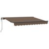 vidaXL Tenda Retrattile Tortora 3,5 x 2 m Tessuto
