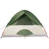 vidaXL Tenda da Campeggio a Cupola per 4 Persone Verde Impermeabile