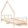 vidaXL Giroletto Bambini con Cassetti 90x200 cm Legno Massello di Pino