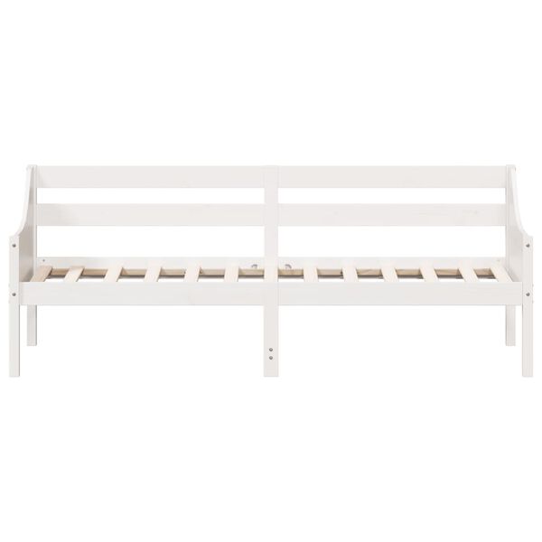 vidaXL Dormeuse senza Materasso Bianca 80x200 cm Legno Massello Pino