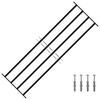 vidaXL Griglia di Sicurezza per Finestra 175 x 60 cm Acciaio zincato