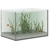 vidaXL Acquario con archiviazione Trasparente 30 x 20 x 20 cm Vetro